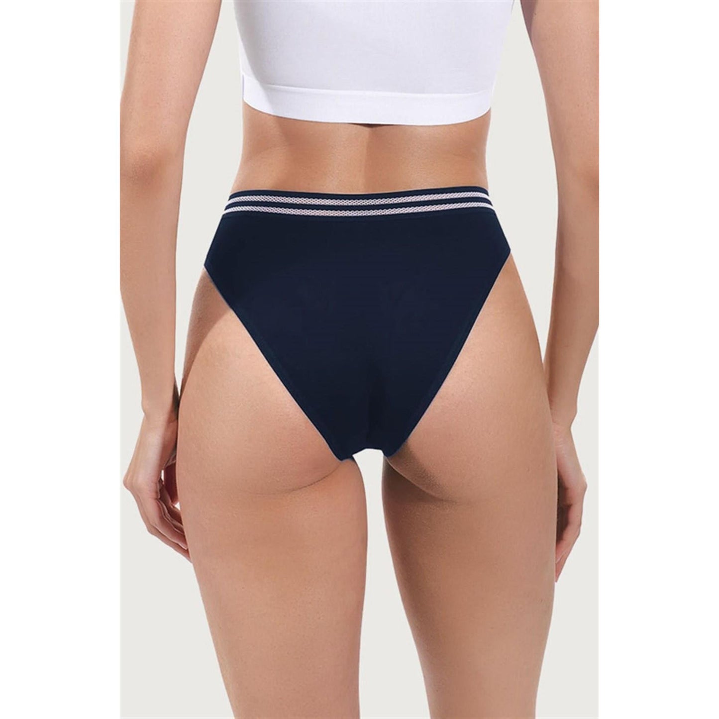 Cotton Bikini Women Panty with Elastic Waistband