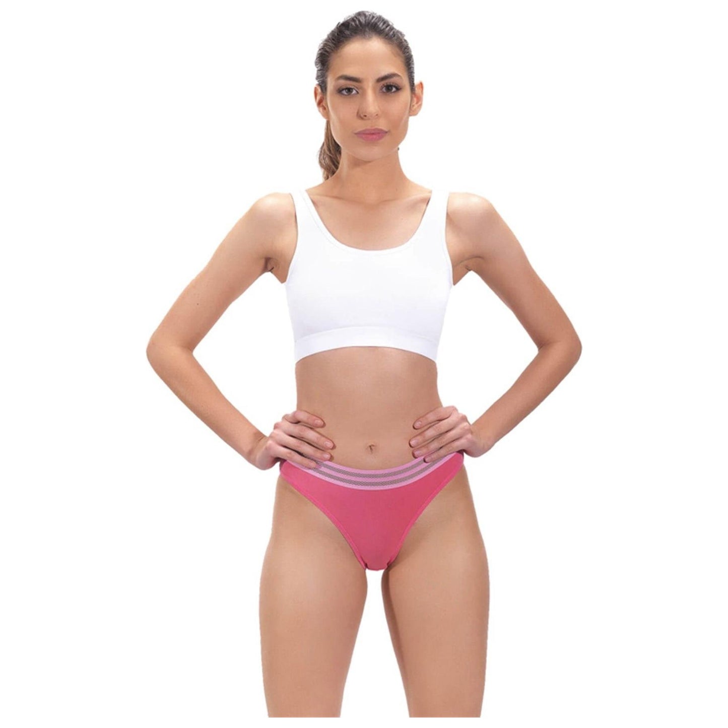 Cotton Bikini Women Panty with Elastic Waistband