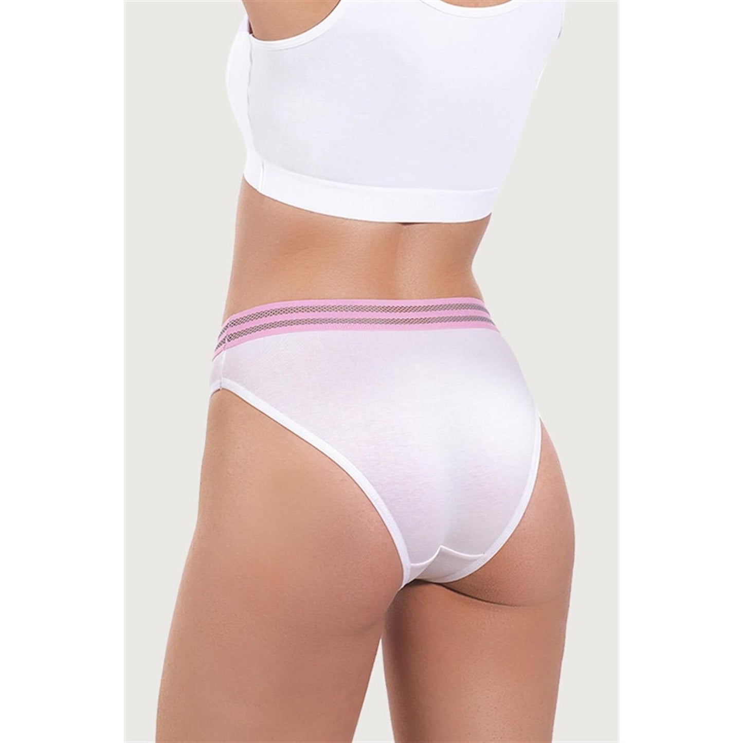 Cotton Bikini Women Panty with Elastic Waistband