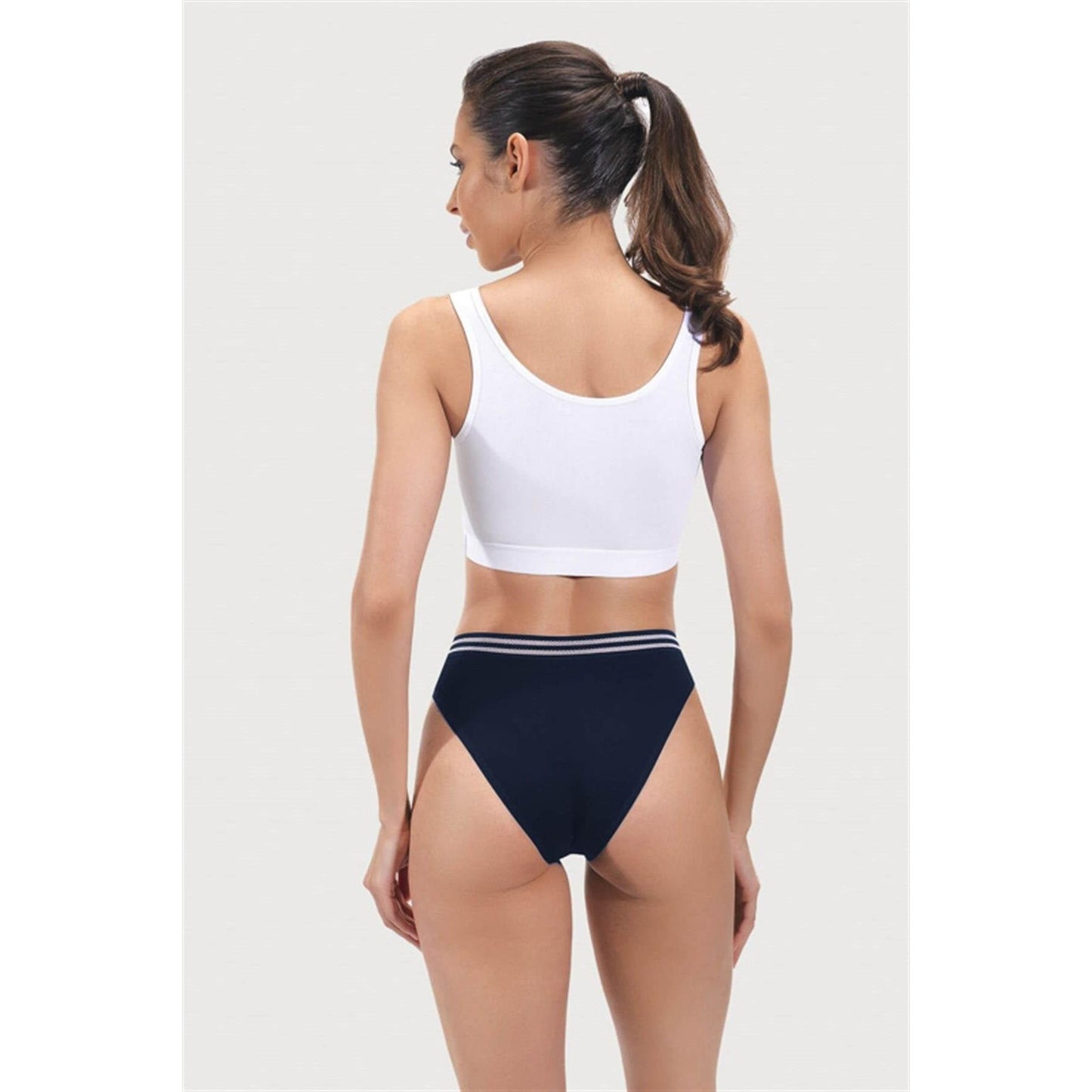 Cotton Bikini Women Panty with Elastic Waistband